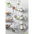 SCHALE - Grau, Design, Glas (13,20/7,30/13,20cm) - LEONARDO
