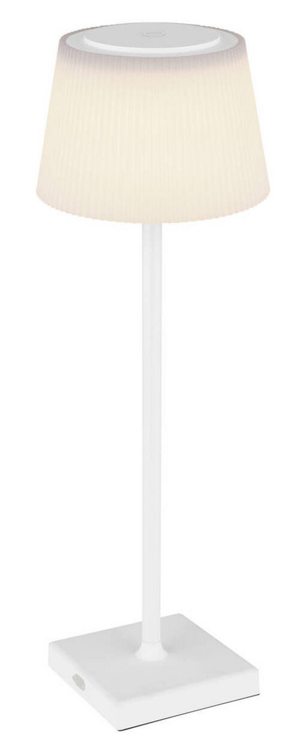 STOLNA PUNJIVA SVJETILJKA  - bijela, Konvencionalno, metal/plastika (13,1/38cm) - Globo