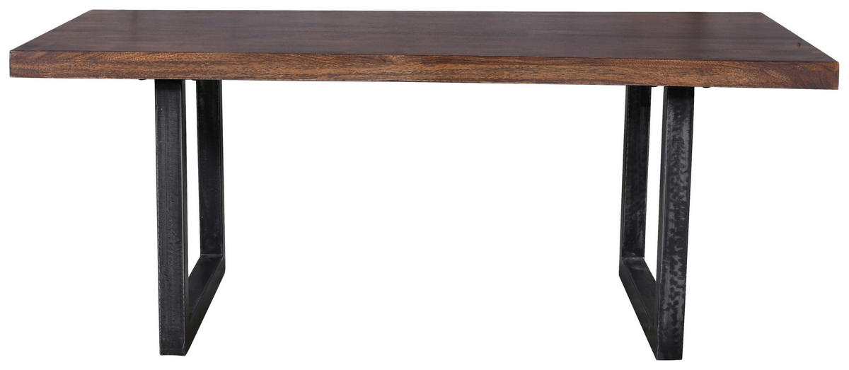 COUCHTISCH in Holz 118/60/45 cm  - Naturfarben/Grau, KONVENTIONELL, Holz/Metall (118/60/45cm) - Livetastic