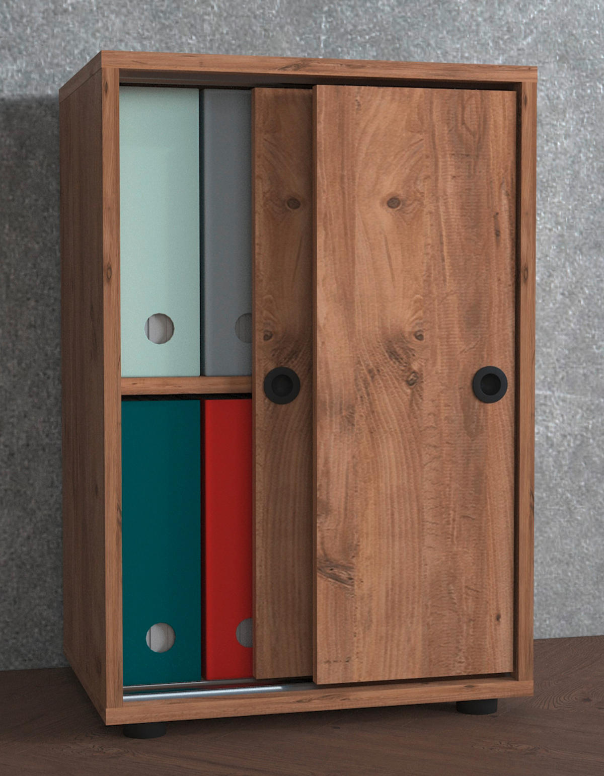 AKTENSCHRANK Honigeiche  - Honigeiche, Design, Holzwerkstoff (49/74/38cm) - MID.YOU