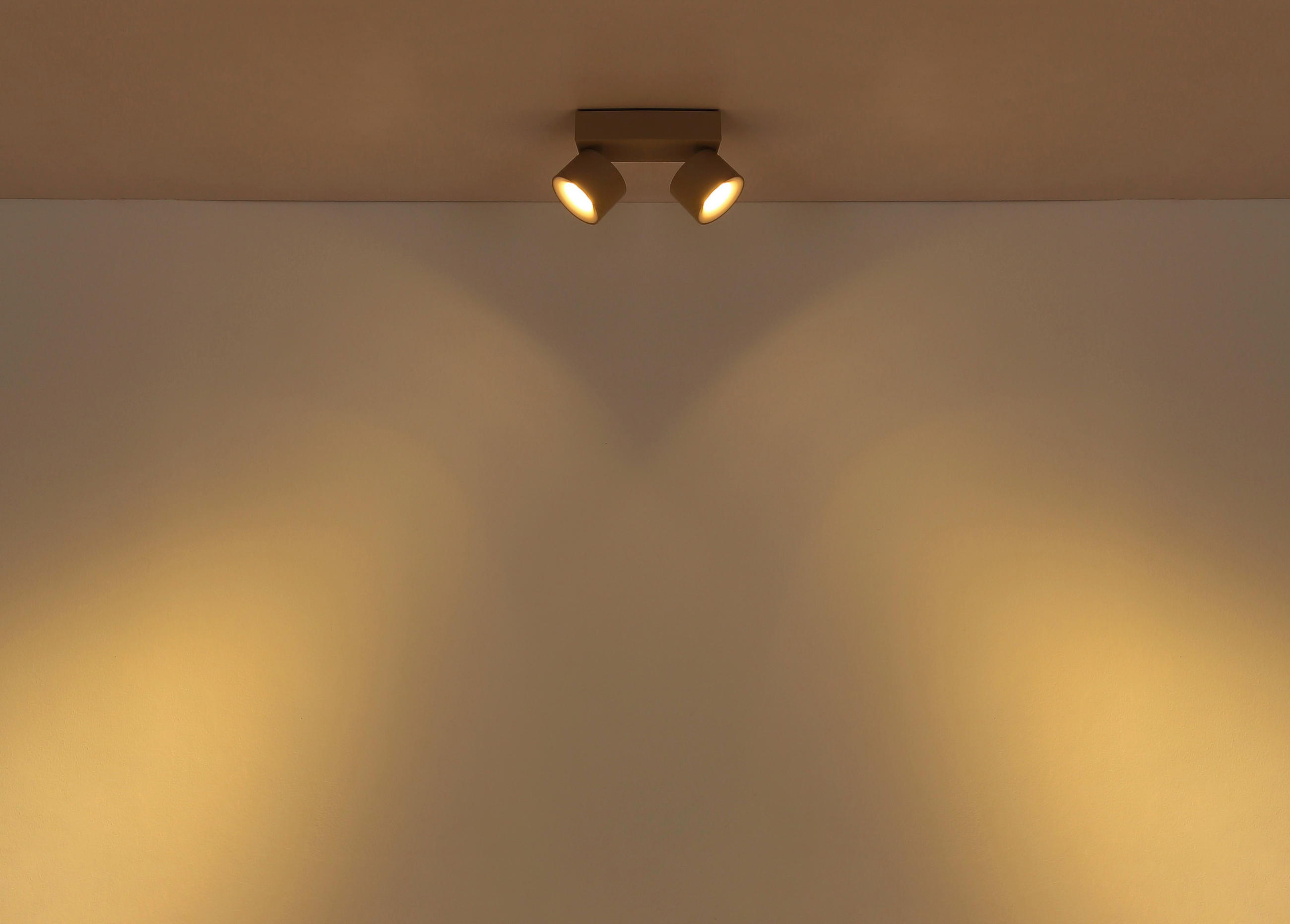 LED-STRAHLER 20.5/7.2/12 cm   - Transparent/Weiß, Design, Kunststoff/Metall (20.5/7.2/12cm) - Globo