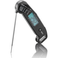 BRATENTHERMOMETER - Silberfarben/Schwarz, KONVENTIONELL, Kunststoff/Metall (15/4/1,5cm) - Gefu