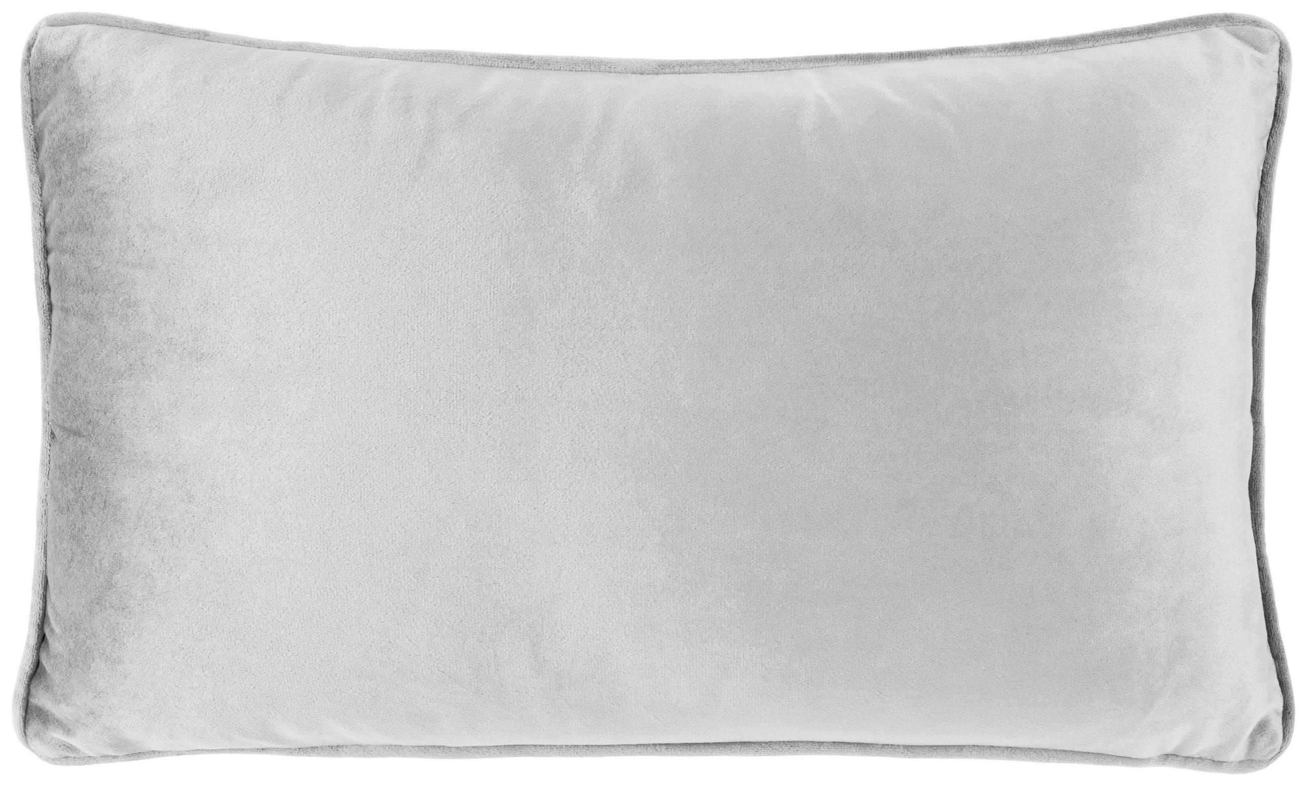 Pernă Decorativă 30/50 cm  - gri, Basics, textil (30/50cm) - Novel