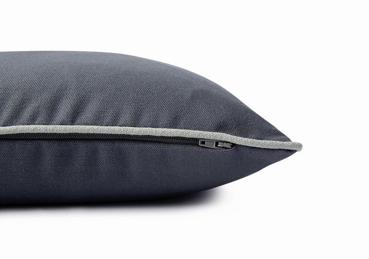 KUDDFODRAL Dove Signature 40/40 cm  - grå/antracit, Klassisk, textil (40/40cm) - Tom Tailor