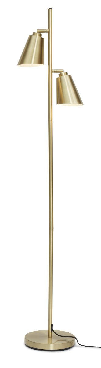 STEHLEUCHTE Bremen 25/162 cm   - Goldfarben, Basics, Metall (25/162cm) - It's about Romi