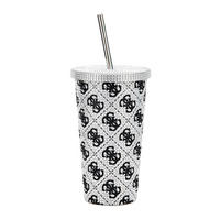 LONČEK ZA NA POT  PEONY   0,500 l       - srebrne barve, Konvencionalno, kovina/umetna masa (17cm) - Guess