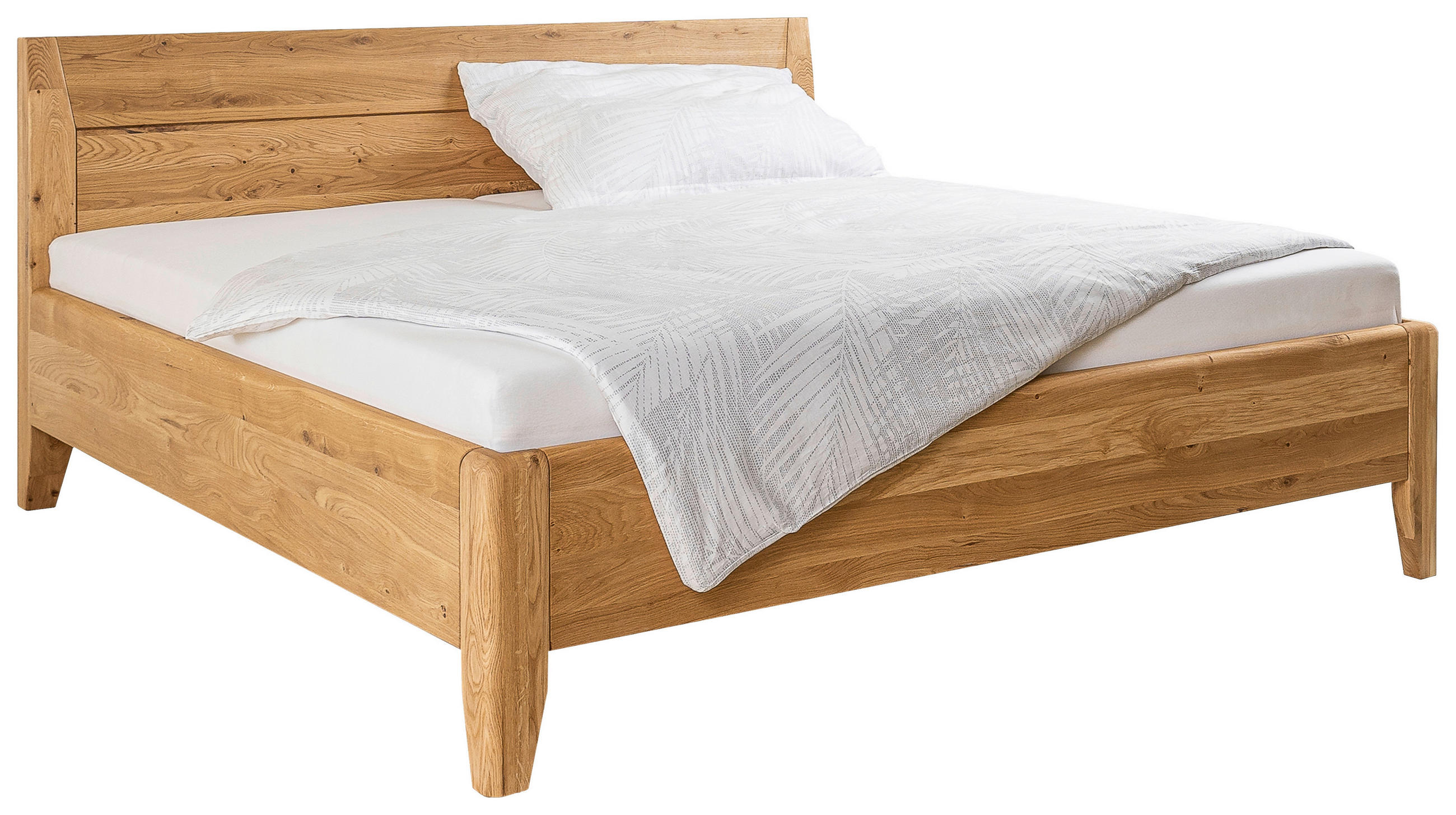 BETT 140/200 cm  in Naturfarben, Wildeiche  - Wildeiche/Naturfarben, MODERN, Holz (140/200cm) - MID.YOU