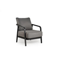 LOUNGESESSEL  - Anthrazit, Basics, Textil/Metall (74/69,5/76cm) - Tierra Outdoor