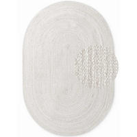 JUTETEPPICH 160/230 cm Jute Braided Weiß  - Weiß, Basics, Textil (160/230cm) - Hanse Home