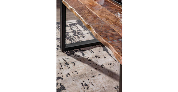 ESSTISCH in Holz 180/90/76 cm  - Schwarz/Naturfarben, Trend, Holz/Metall (180/90/76cm) - Landscape