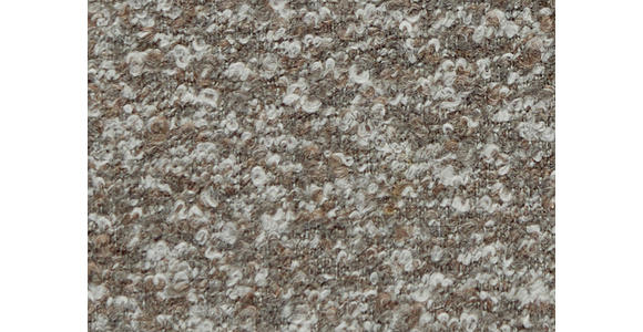 ECKSOFA  in Bouclé Graubraun  280/170-195 cm  - Graubraun/Schwarz, Design, Textil/Metall (280/170-195cm) - Dieter Knoll