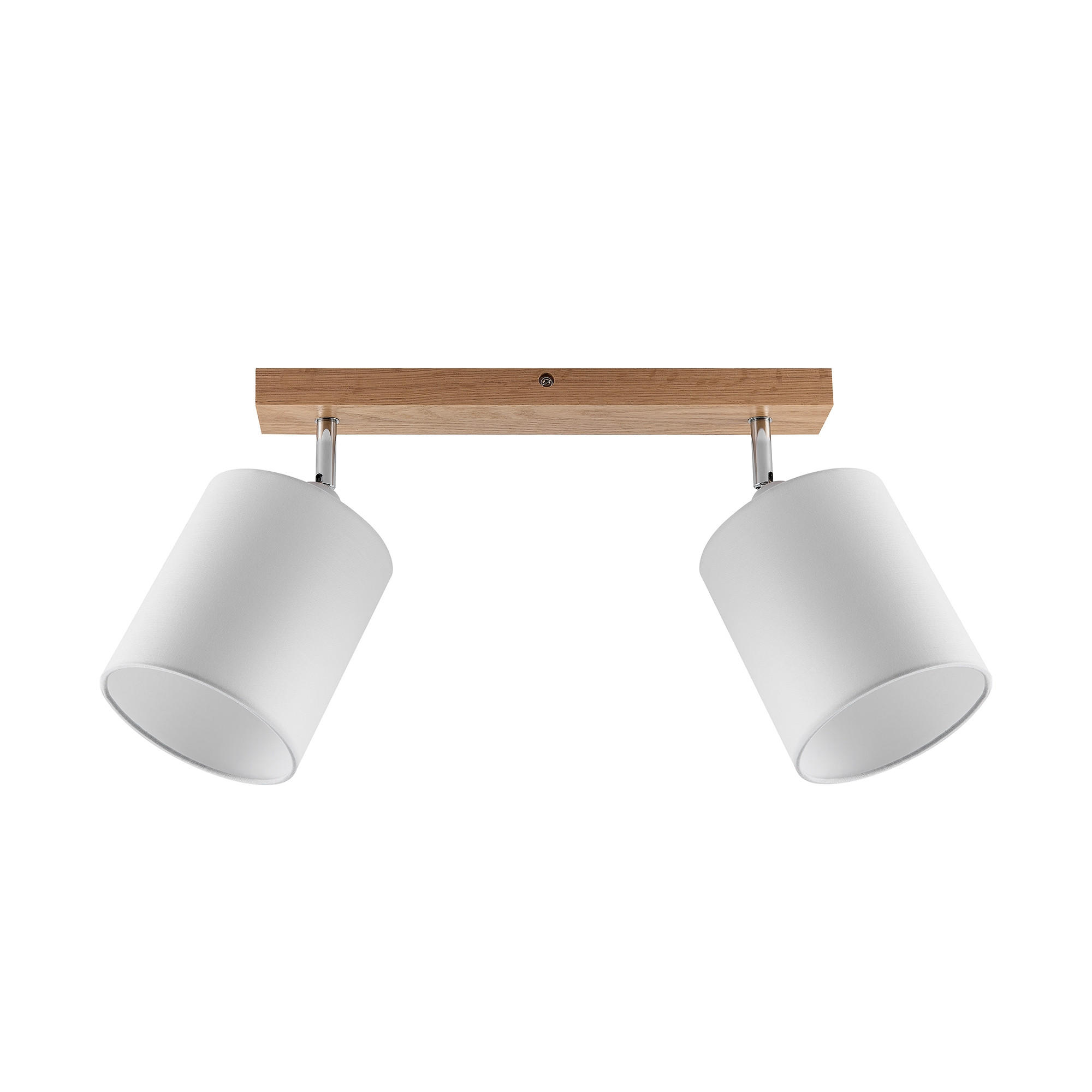 STRAHLER Sofia 66/38/25 cm  - Weiß, Natur, Holz/Textil (66/38/25cm) - Marama