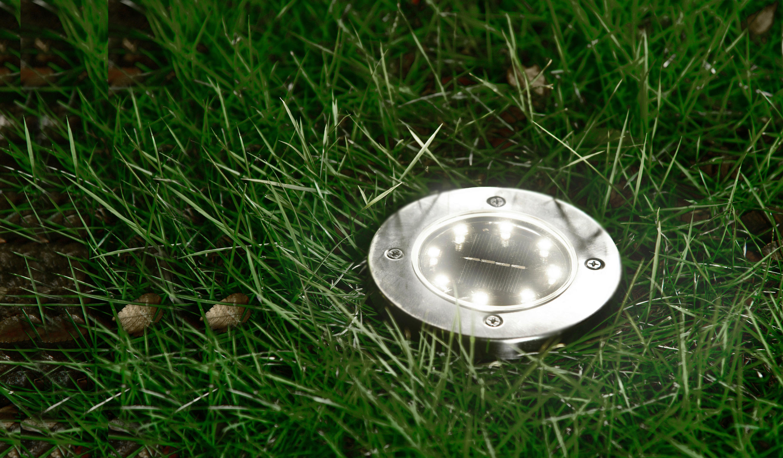 SOLARLEUCHTE 11,8/13 cm   - Edelstahlfarben/Schwarz, LIFESTYLE, Kunststoff/Metall (11,8/13cm) - Ambia Garden