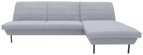 ECKSOFA Blau Webstoff  - Blau/Schwarz, Design, Textil/Metall (274/92/168cm) - LOOKS by W.Joop