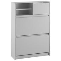 SCHUHSCHRANK  in 71/110/24 cm  - Weiß, Design, Holzwerkstoff (71/110/24cm) - MID.YOU