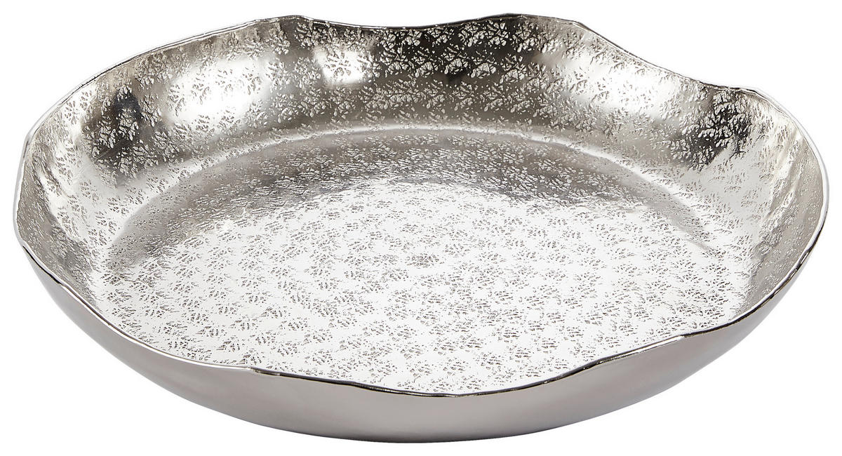 DEKOTELLER - Silberfarben, Basics, Metall (31,5/4cm) - Ambia Home