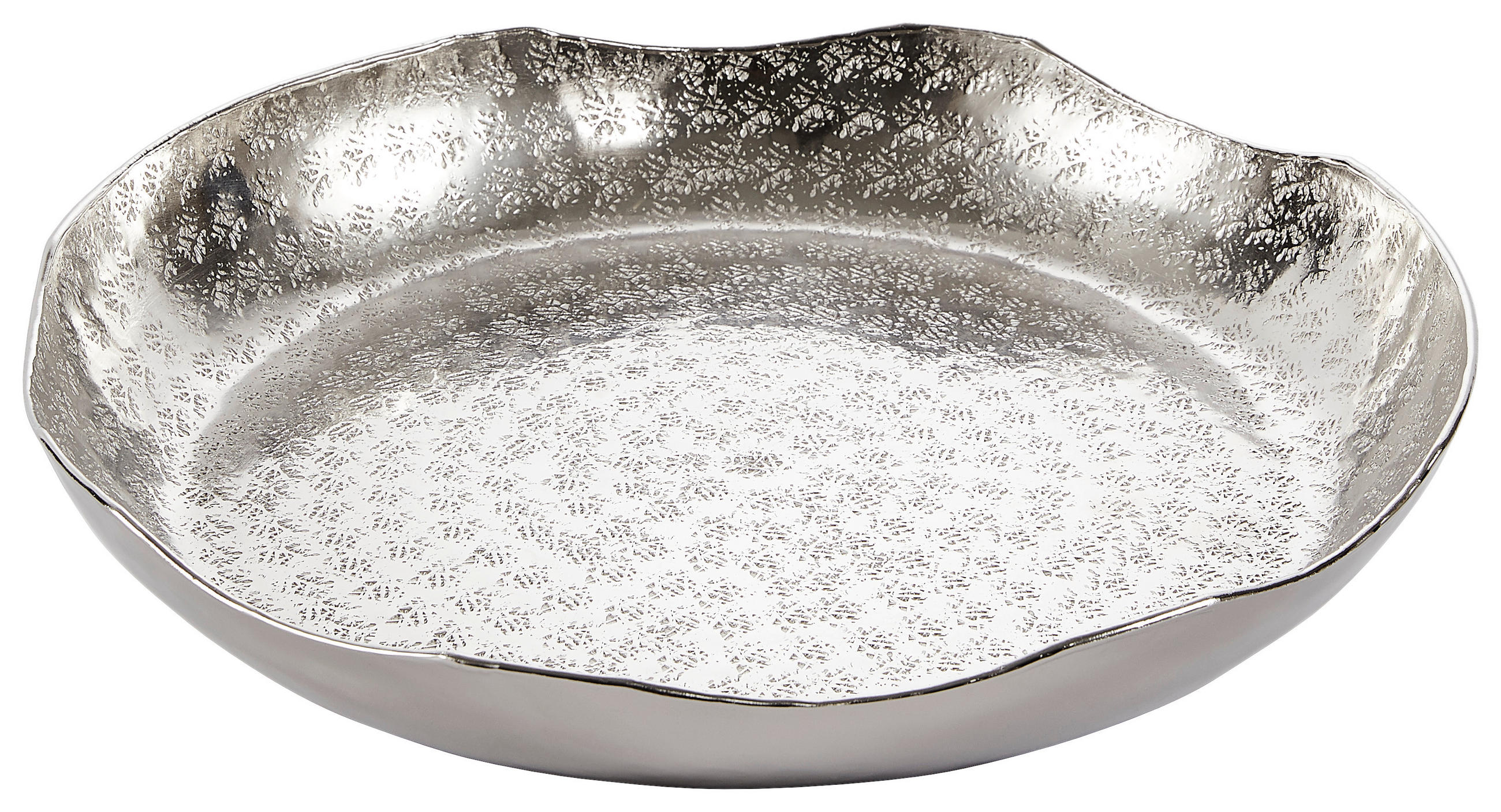 Ambia Home Dekoteller Silber 4 cm