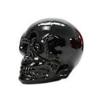 Cap Decorativ - negru, Lifestyle, sticlă (18/12,5/14,5cm) - Ambia Home