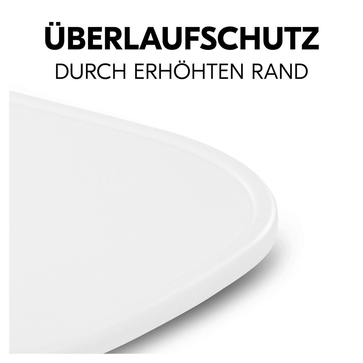 ESS- UND SPIELBRETT Arketa  - Weiß, Basics, Kunststoff (46/4/49cm) - Hauck