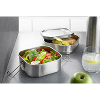 LUNCHBOX 1,8 l  - Edelstahlfarben, Basics, Kunststoff/Metall (16,8/15,8/10cm) - Gefu