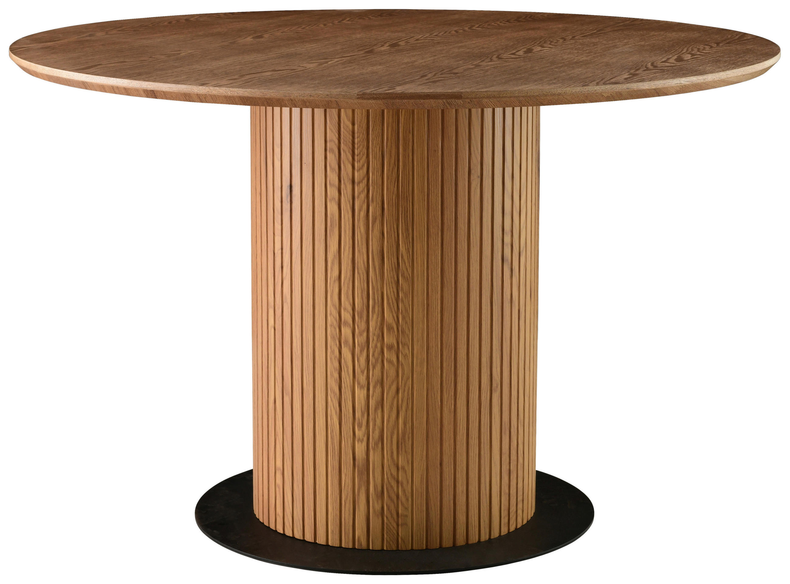ESSTISCH in Holz, Metall, Holzwerkstoff 120/120/75 cm  - Walnussfarben/Schwarz, LIFESTYLE, Holz/Holzwerkstoff (120/120/75cm) - MID.YOU