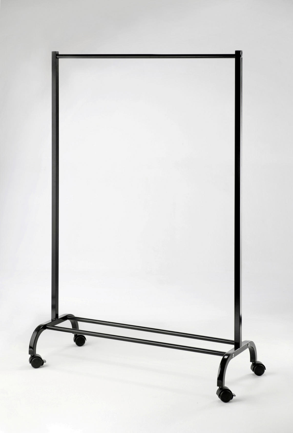 KLEIDERWAGEN in Schwarz 97/146/44 cm   - Schwarz, Basics, Kunststoff/Metall (97/146/44cm)