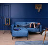 HOCKER in Textil Anthrazit  - Anthrazit/Schwarz, Design, Textil/Metall (90/70/46cm) - SENSOO