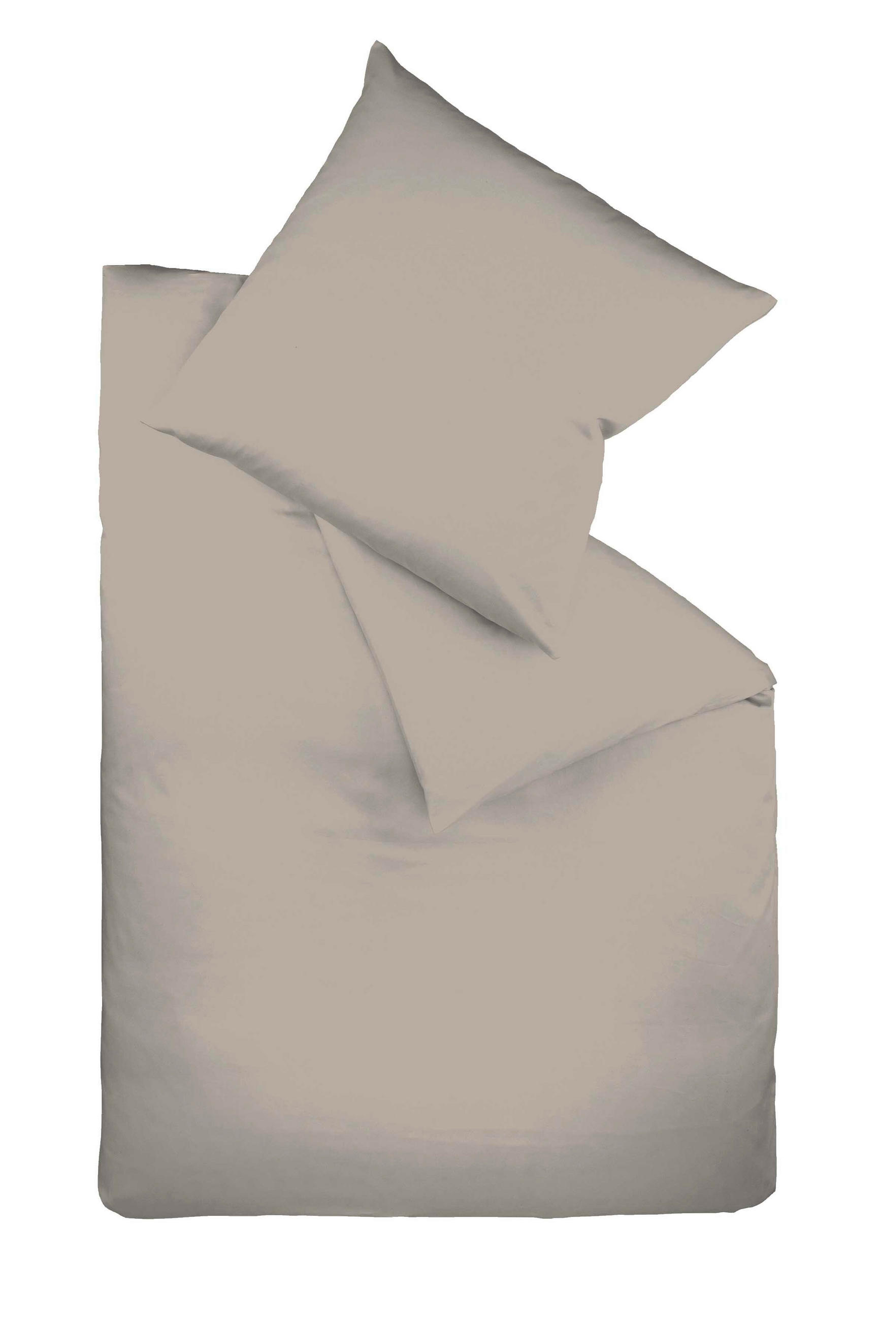 BETTWÄSCHE 240/220 cm Satin  - Grau, Basics, Textil (240/220cm) - Fleuresse
