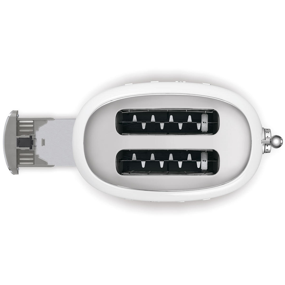 TOASTER 50´s Style  - Weiß, Basics, Metall (31/19,8/19,5cm) - SMEG