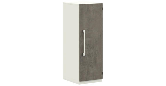 KOMMODE in 40/112,5/41,9 cm - Weiß, Design, Holzwerkstoff/Metall (40/112,5/41,9cm) - Moderano