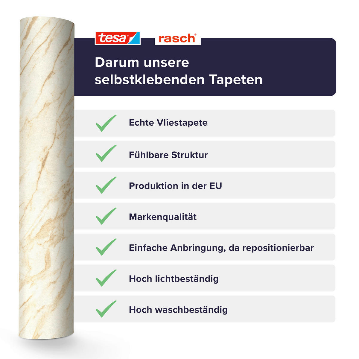 TAPETE - Beige, Design, Textil (600/53cm) - Tesa