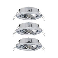 DECKENLEUCHTE 8,4 cm  - Chromfarben/Alufarben, Basics, Metall (8,4cm) - Paulmann
