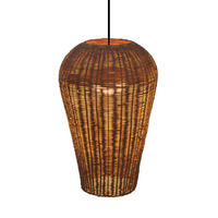 AUßENHÄNGELEUCHTE 31/49/31 cm   - Naturfarben, Natur, Naturmaterialien (31/49/31cm) - New Garden