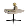 COUCHTISCH - Schwarz/Weiß, Design, Stein/Metall (40/40/35cm) - Xora