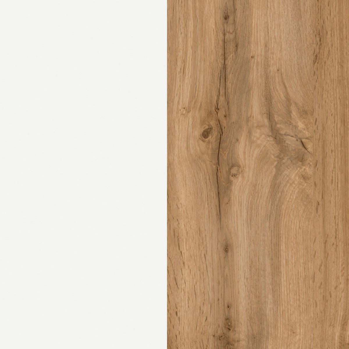 WASCHBECKENUNTERSCHRANK 60/59/35 cm  - Eiche Wotan/Weiß, MODERN, Holzwerkstoff (60/59/35cm) - Held