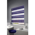 DOPPELROLLO 80/210 cm - Violett/Weiß, Basics, Textil (80/210cm) - Homeware