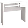 SCHREIBTISCH 85/50/75 cm  in Weiß  - Alufarben/Weiß, MODERN, Holzwerkstoff/Metall (85/50/75cm) - MID.YOU