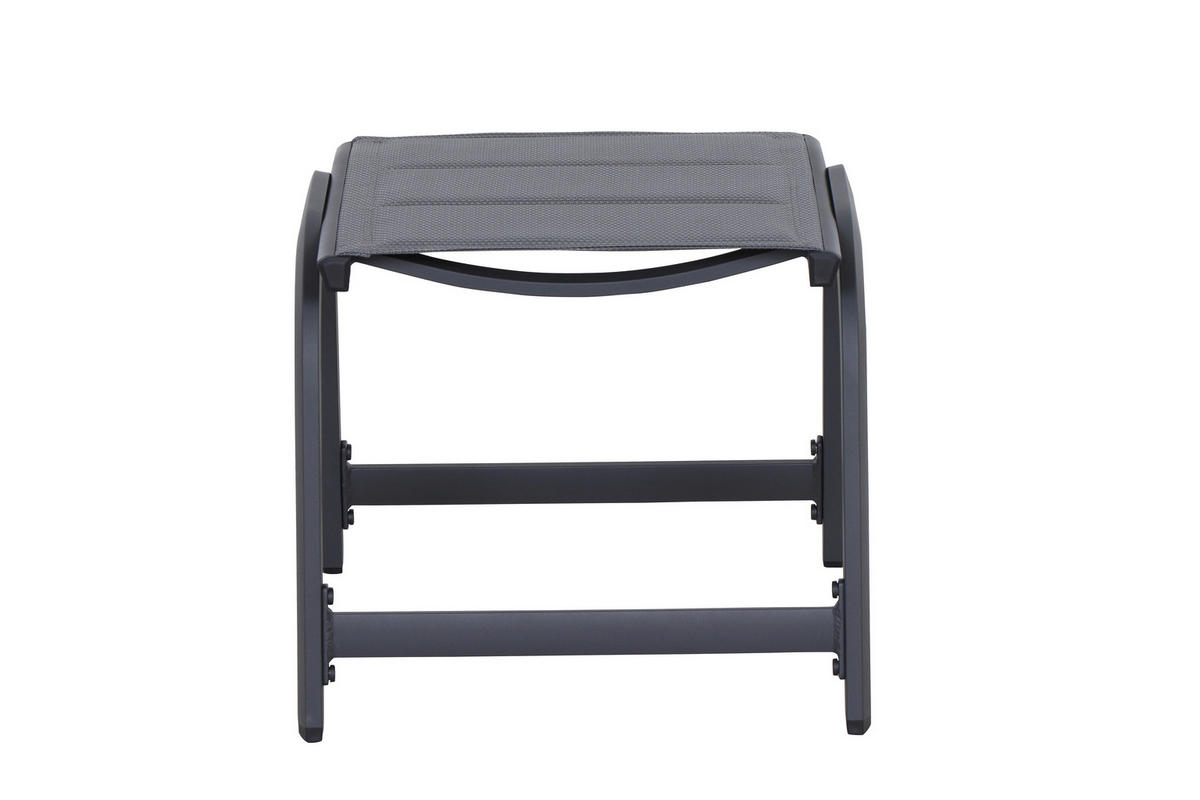 GARTENHOCKER in  - Anthrazit, KONVENTIONELL, Kunststoff/Metall (51/44/52cm) - Siena Garden