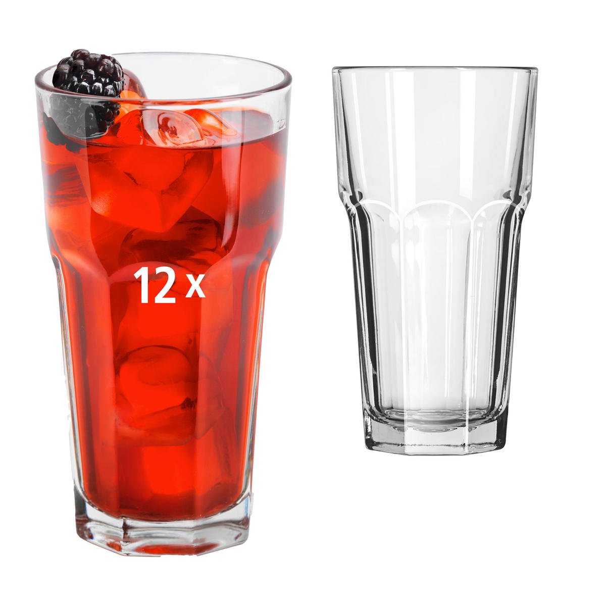 GLÄSERSET GIBRALTAR  12-teilig  - Klar, Basics, Glas (8,5/16cm)