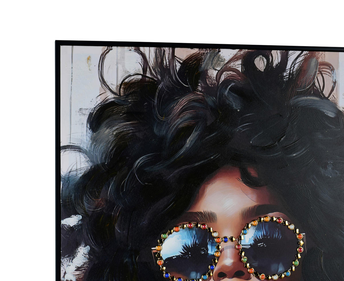 BILD Frauen Multicolor  - Multicolor/Schwarz, Design, Kunststoff (82/122/4cm)