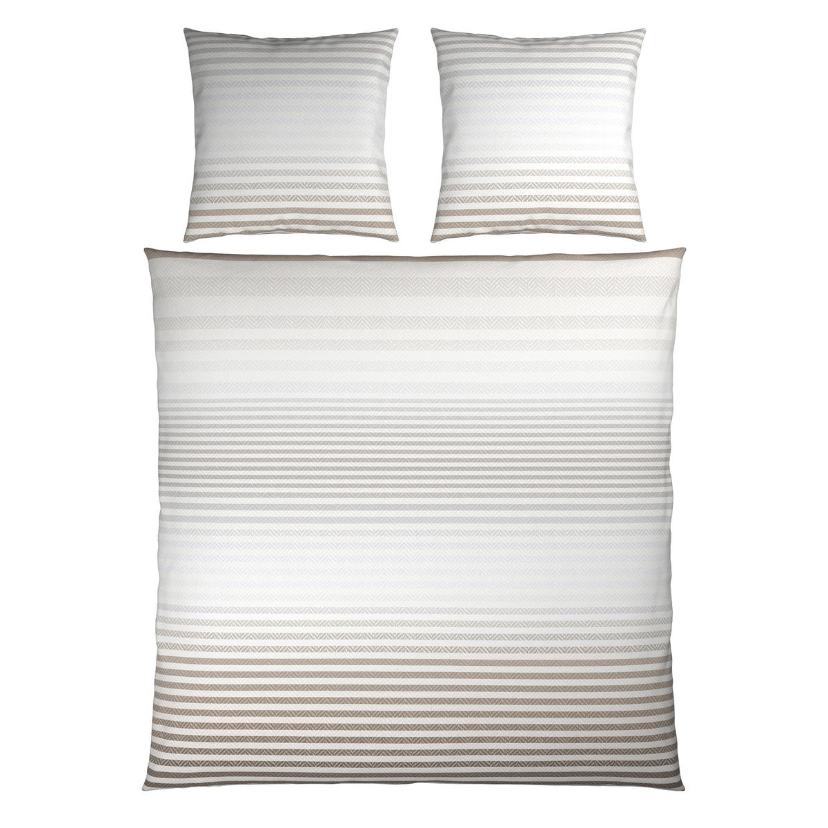 BETTWÄSCHE Flanell 200/200 cm  - Grau, Textil (200/200cm) - Novel