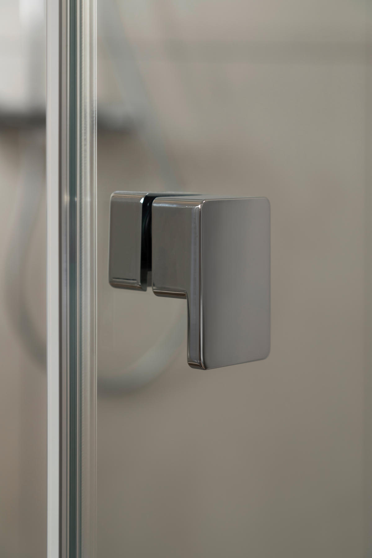 DUSCHKABINE 80/200/100 cm  in Chromfarben  - Chromfarben, MODERN, Glas/Metall (80/200/100cm) - Schöner Wohnen