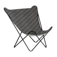 GARTEN-RELAXSESSEL Stahl  - Schwarz, Basics, Textil/Metall (87/83/91cm) - Lafuma Mobilier