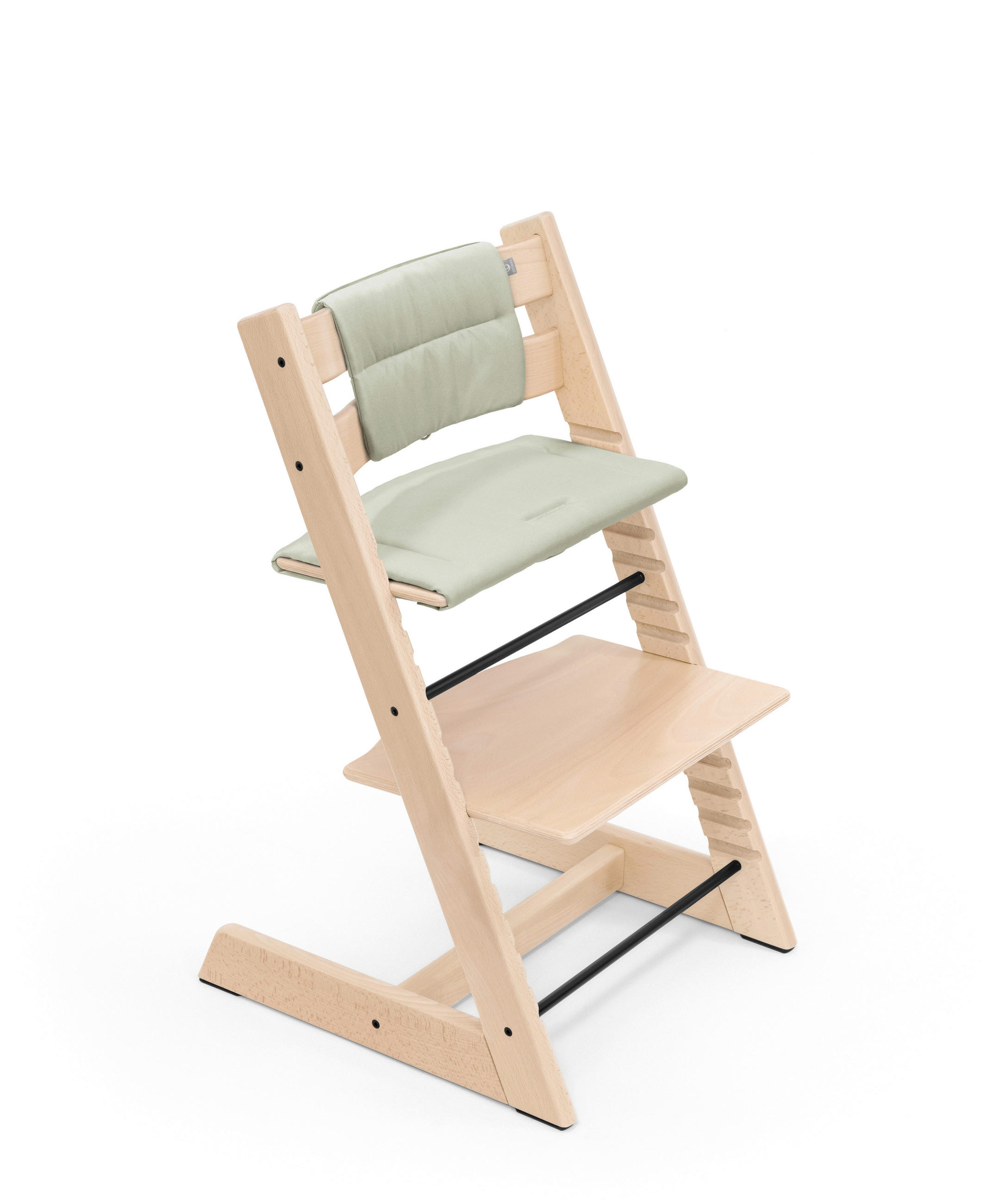 HOCHSTUHLEINLAGE  - Salbeigrün, Basics, Textil (41cm) - Stokke