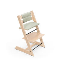 HOCHSTUHLEINLAGE  - Salbeigrün, Basics, Textil (41cm) - Stokke