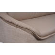 ECKBANK 178/237 cm Webstoff Echtleder Taupe   - Taupe/Schwarz, Design, Leder/Textil (178/237cm) - Novel