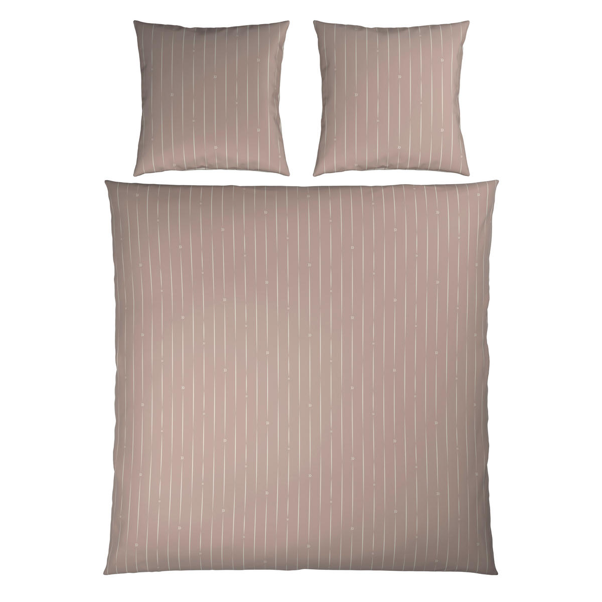 WENDEBETTWÄSCHE STRIPES DK Satin 200/200 cm  - Beige, Design, Textil (200/200cm) - Dieter Knoll
