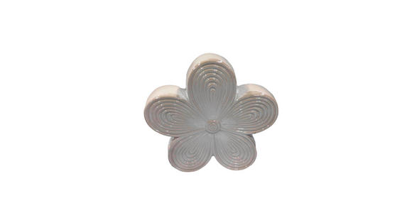 DEKOBLUME - Creme, KONVENTIONELL, Keramik (17,5/17/4cm) - Ambia Home