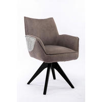 STUHL  in  - Schwarz/Braun, Design, Holz/Textil (62/85/64cm) - Livetastic