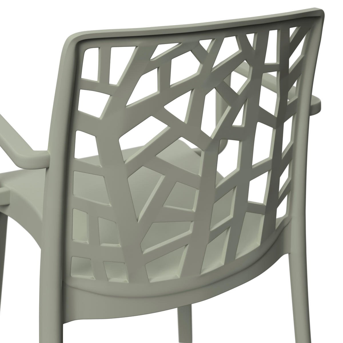 GARTENSTUHL Grün  - Grün, MODERN, Kunststoff (55/82/53.5cm) - Ambia Garden